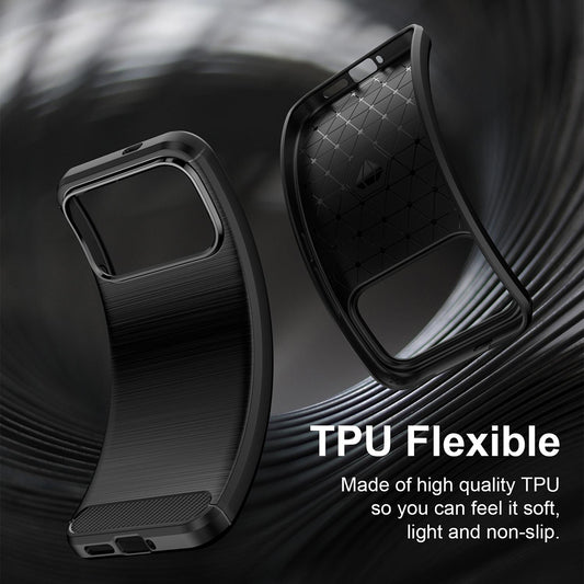 Ovitek za Xiaomi Poco F9 Pro, Techsuit, Karbon, Črn