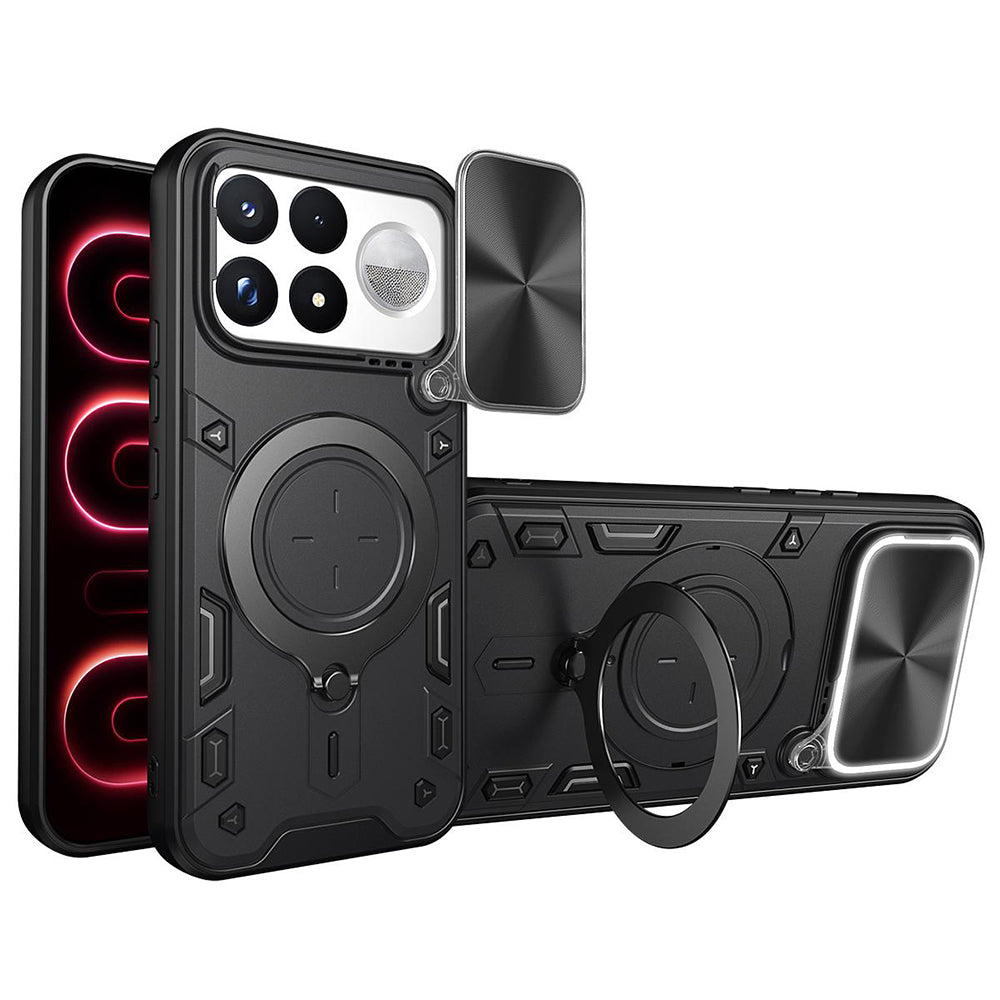 Ovitek za Xiaomi Poco F9 Ultra, Techsuit, CamGuard Pro, črn