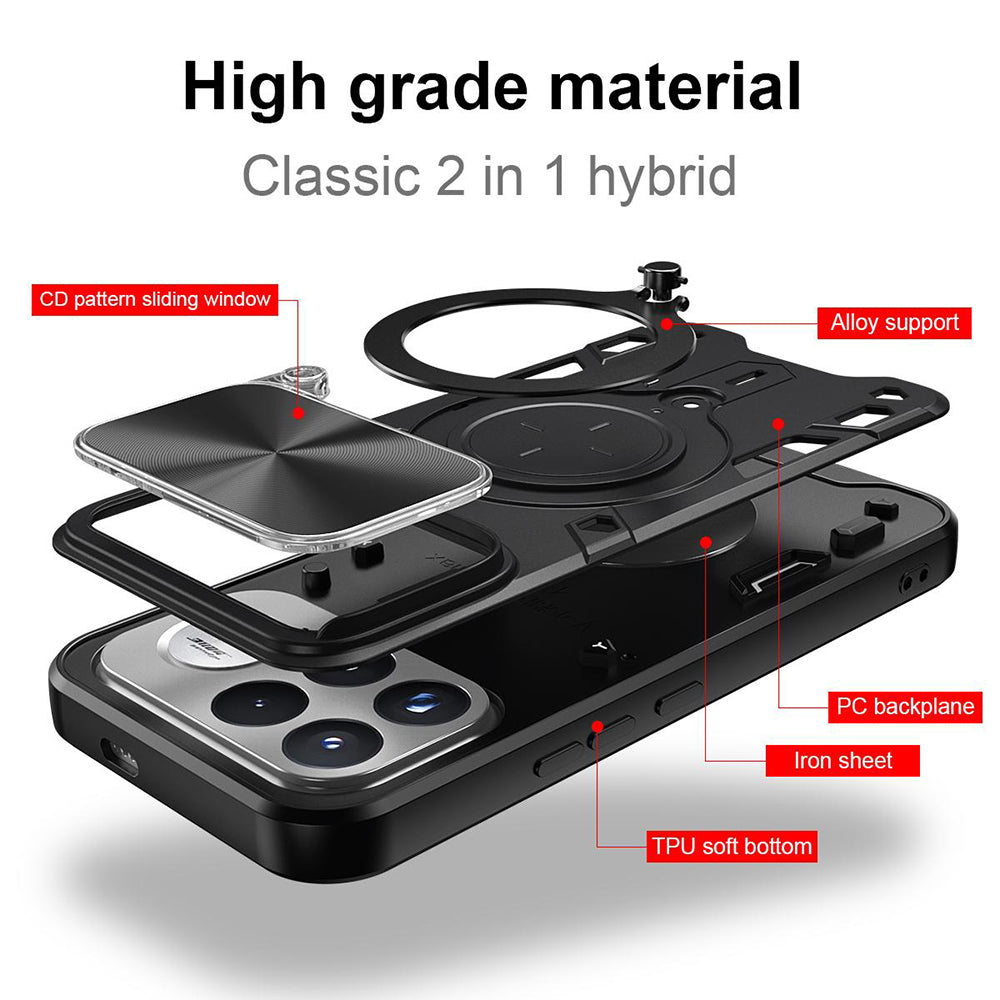 Ovitek za Xiaomi Poco F9 Ultra, Techsuit, CamGuard Pro, črn