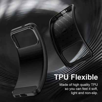 Ovitek za Xiaomi Poco F9 Ultra, Techsuit, Carbon, črn
