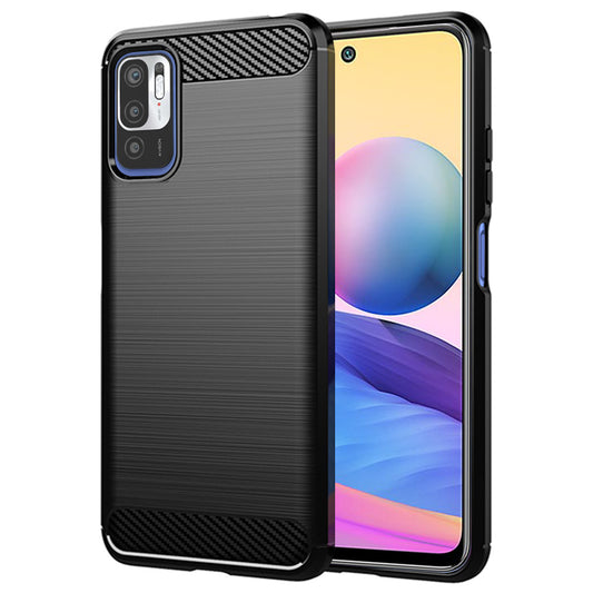 Ovitek za Xiaomi Poco M3 Pro 5G / Redmi Note 10 5G, Techsuit, Karbon, Črn