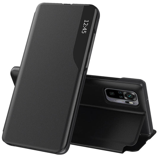 Ovitek za Xiaomi Poco M5s / Redmi Note 10S / Note 10, Techsuit, eFold, Črn