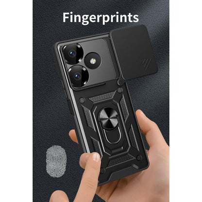 Ovitek za Xiaomi Poco M6 4G / Redmi 13, Techsuit, CamShield, Modra