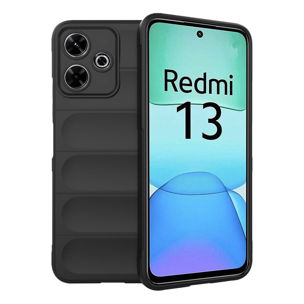 Ovitek za Xiaomi Poco M6 4G / Redmi 13, Techsuit, Magic Shield, Črn