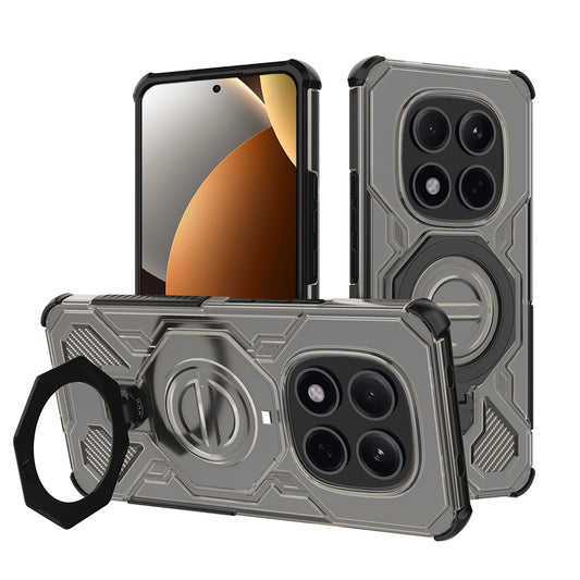 Ovitek za Xiaomi Poco M8 Pro / Redmi Note 15 Pro+ 5G, Techsuit, Carbon Shield Pro, Dimljena