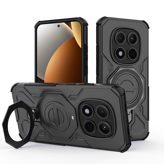 Ovitek za Xiaomi Poco M8 Pro / Redmi Note 15 Pro+ 5G, Techsuit, Carbon Shield Pro, Črn