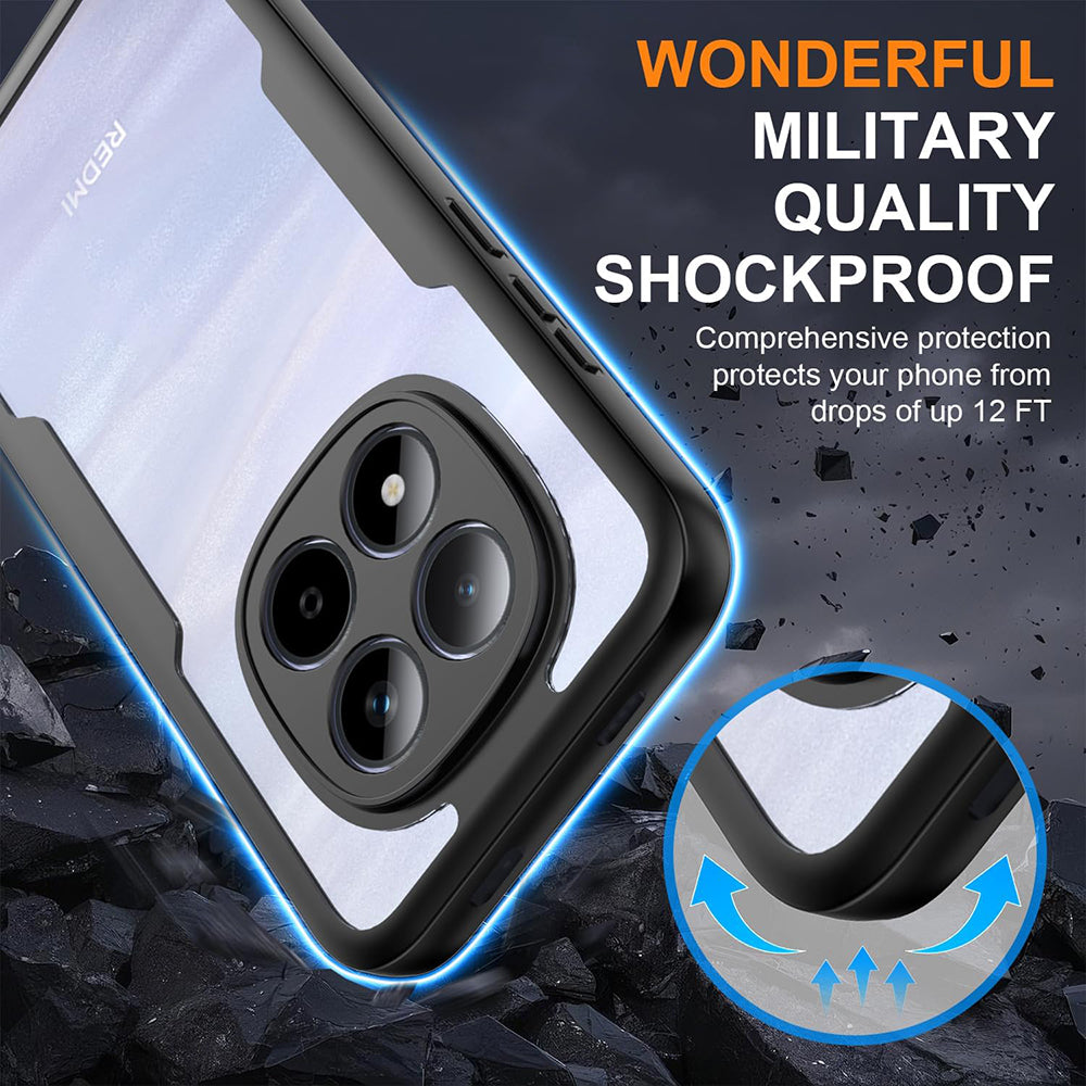 Ovitek za Xiaomi Poco M8 Pro / Redmi Note 15 Pro+ 5G, Techsuit, ColorVerse 360, Črna