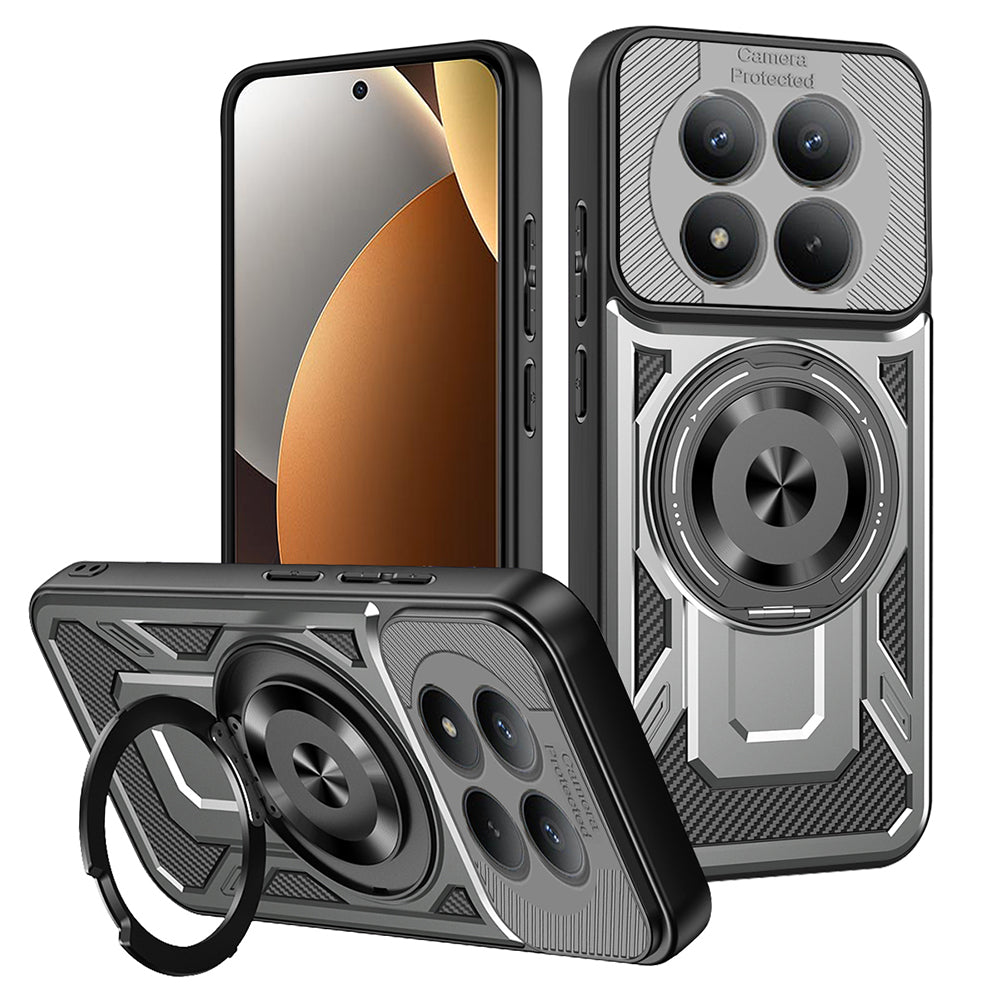 Case for Xiaomi Poco M8 Pro / Redmi Note 15 Pro+ 5G, Techsuit, RuggedCam, Grey