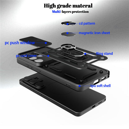 Ovitek za Xiaomi Poco M8 / Redmi Note 15 5G / Note 15 4G, Techsuit, CamShield, Rožnato Zlata