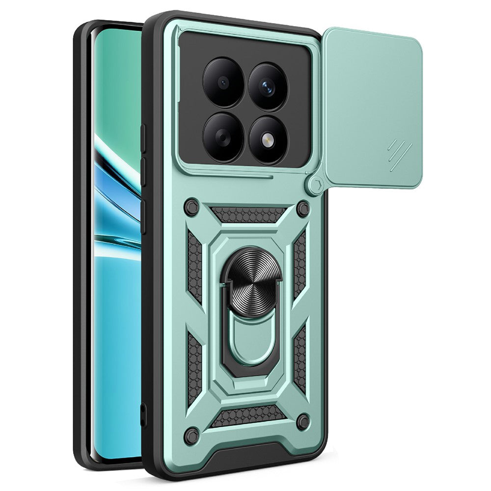 Ovitek za Xiaomi Poco M8 / Redmi Note 15 5G / Note 15 4G, Techsuit, CamShield, Zelen