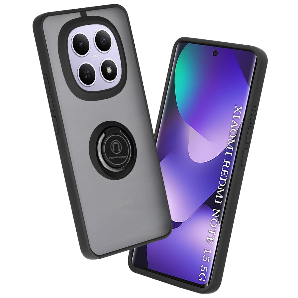 Ovitek za Xiaomi Poco M8 / Redmi Note 15 5G / Note 15 4G, Techsuit, Glinth, Črna