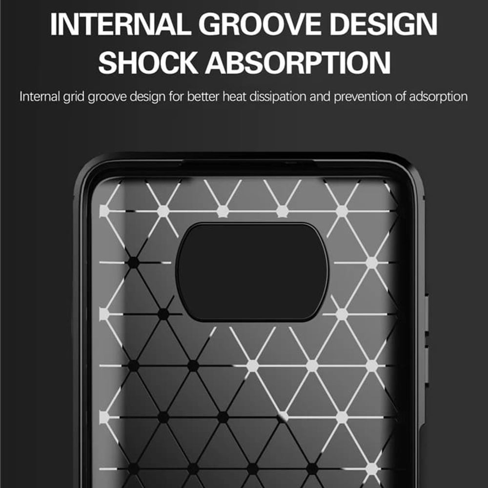 Ovitek za Xiaomi Poco X3 Pro / X3 NFC / X3, Techsuit, Karbon, Črn
