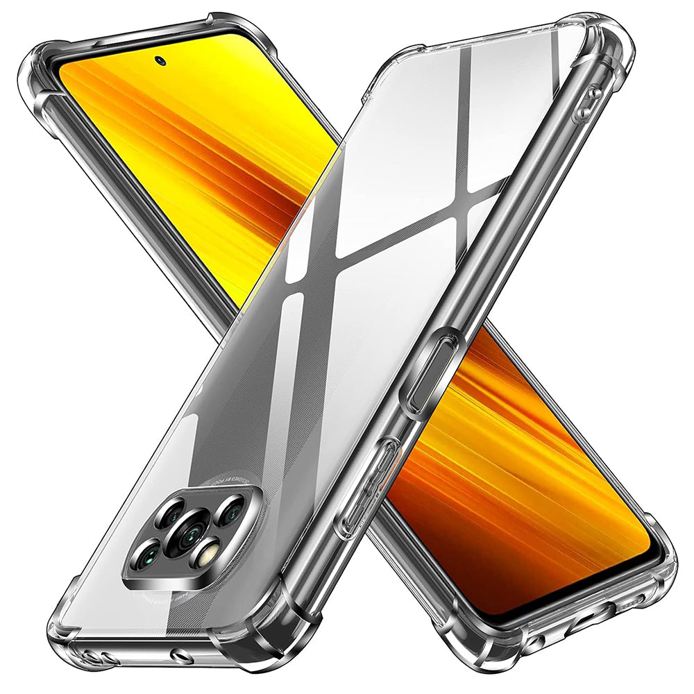 Ovitek za Xiaomi Poco X3 Pro / X3 NFC / X3, Techsuit, Proti udarcem Prozoren, Prosojen