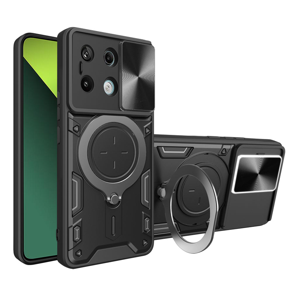 Ovitek za Xiaomi Poco X6 / Note 13 Pro 5G, Techsuit, CamGuard Pro, Črn