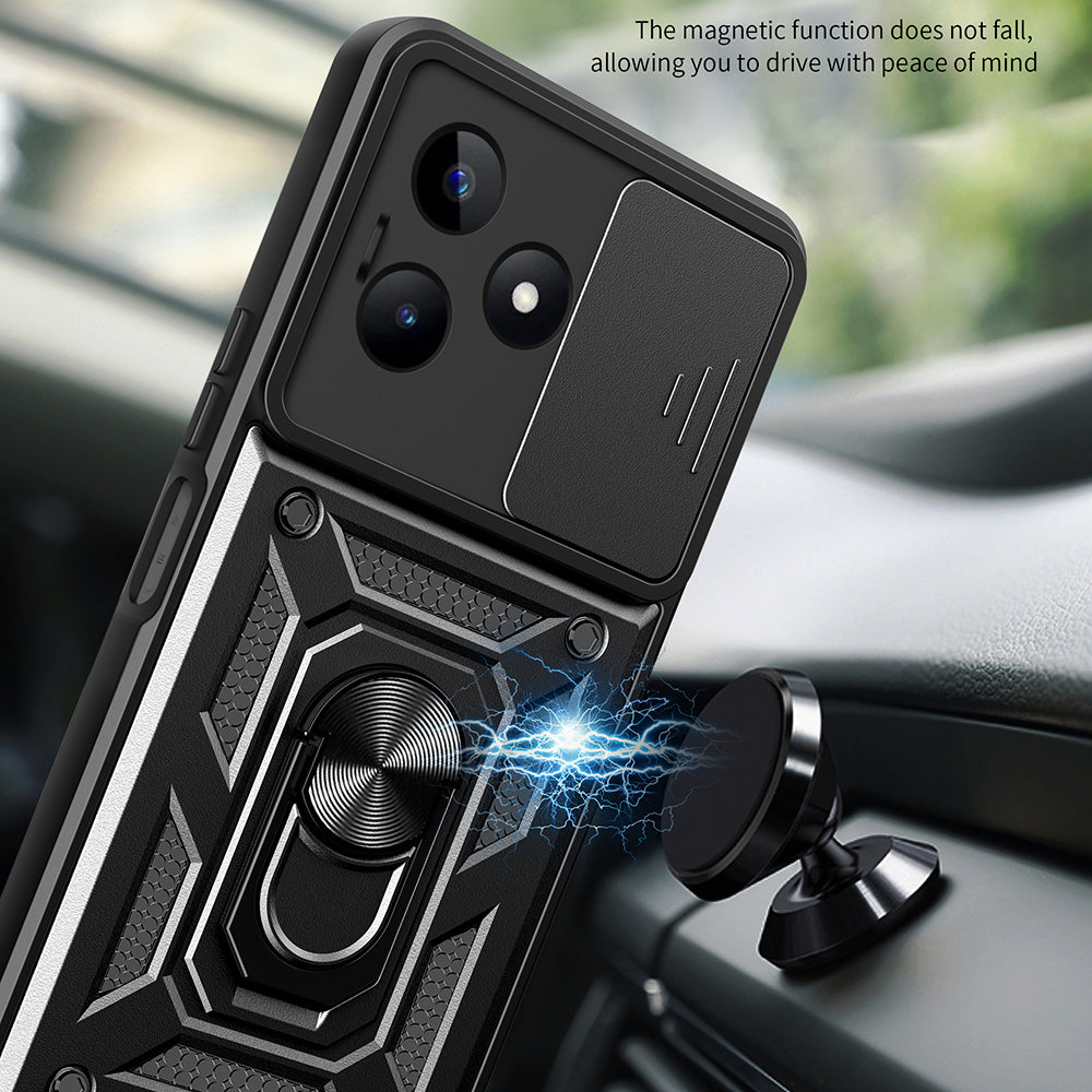 Ovitek za Xiaomi Poco X6 / Note 13 Pro 5G, Techsuit, CamShield, Črn