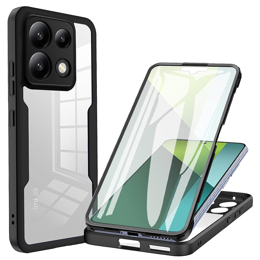 Case for Xiaomi Poco X6 / Note 13 Pro 5G, Techsuit, ColorVerse 360, Black