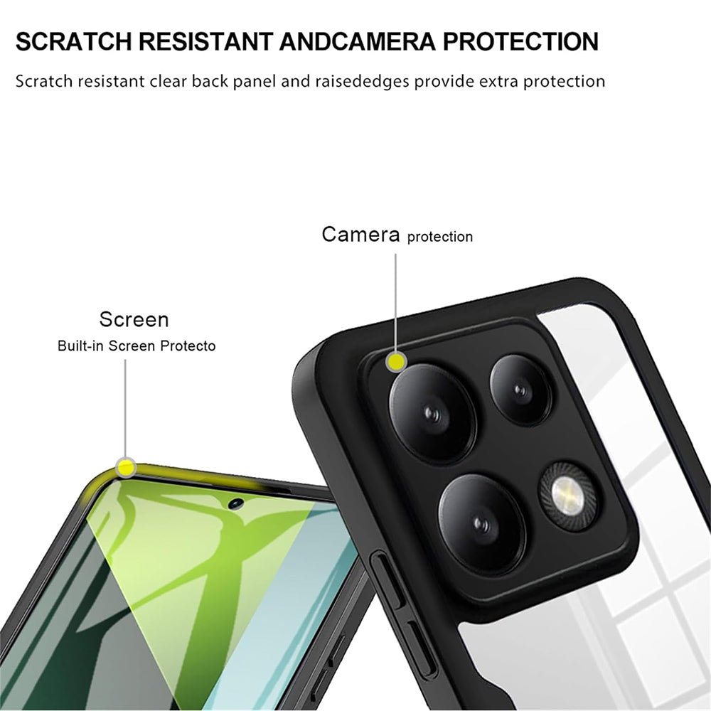 Case for Xiaomi Poco X6 / Note 13 Pro 5G, Techsuit, ColorVerse 360, Black