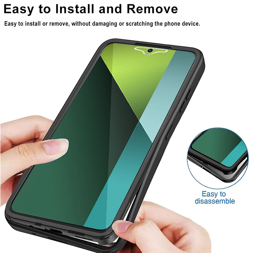 Case for Xiaomi Poco X6 / Note 13 Pro 5G, Techsuit, ColorVerse 360, Black