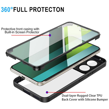 Case for Xiaomi Poco X6 / Note 13 Pro 5G, Techsuit, ColorVerse 360, Black