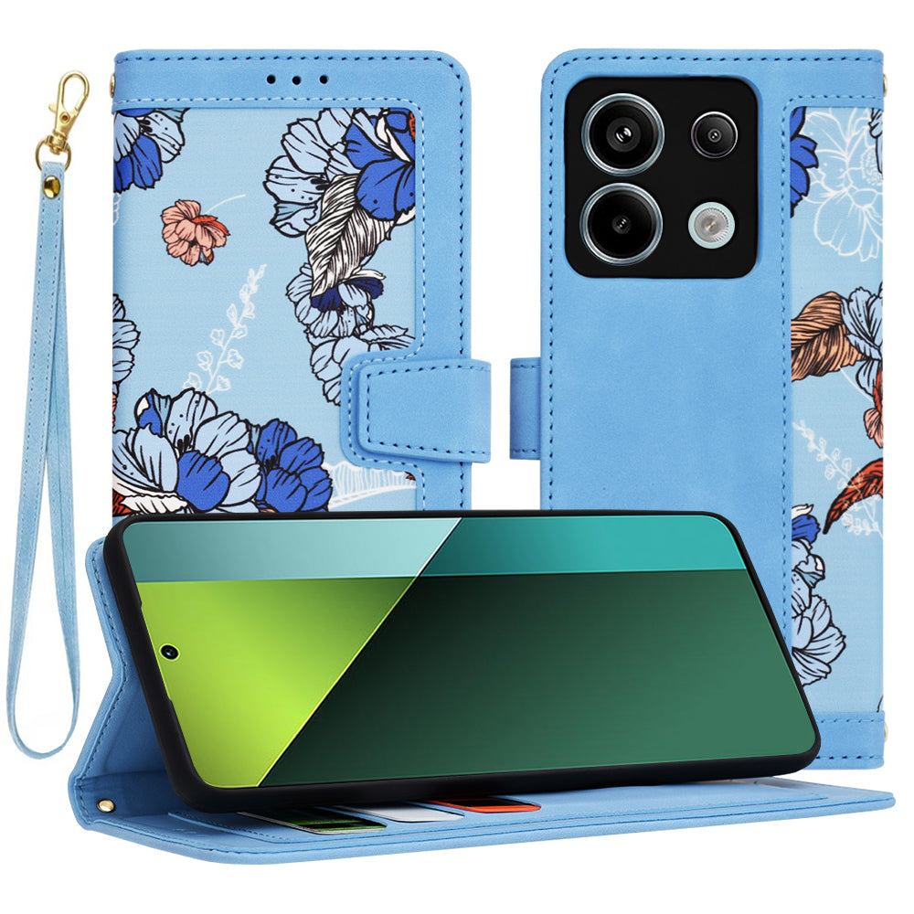 Ovitek za Xiaomi Poco X6 / Note 13 Pro 5G, Techsuit, FlipCraft, modra