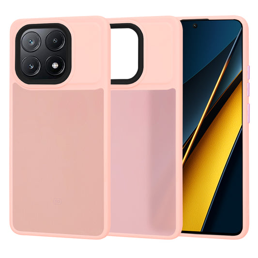 Ovitek za Xiaomi Poco X6 Pro, Techsuit, HaloFrost, Roza