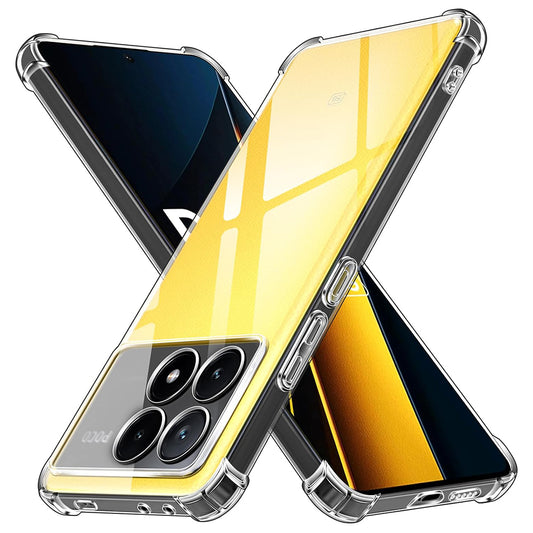 Ovitek za Xiaomi Poco X6 Pro, Techsuit, Proti udarcem Prozoren, Prosojen