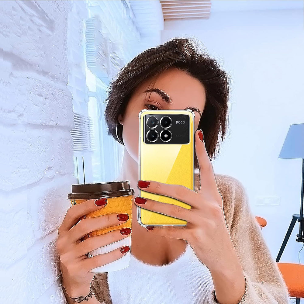 Case for Xiaomi Poco X6 Pro, Techsuit, Shockproof Clear, Transparent