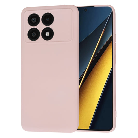 Ovitek za Xiaomi Poco X6 Pro, Techsuit, SoftFlex, roza