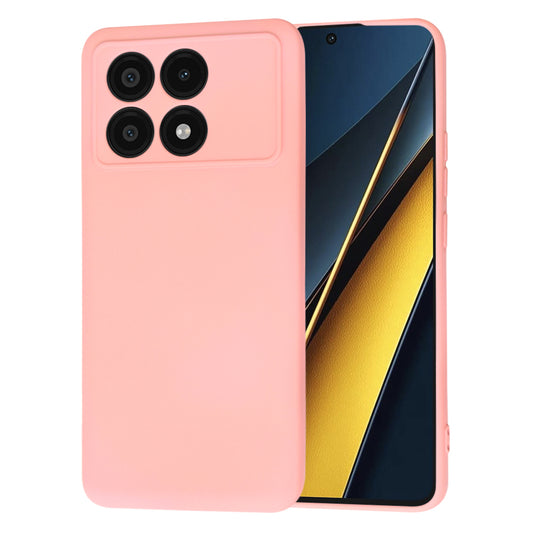 Ovitek za Xiaomi Poco X6 Pro, Techsuit, SoftFlex, svetlo roza