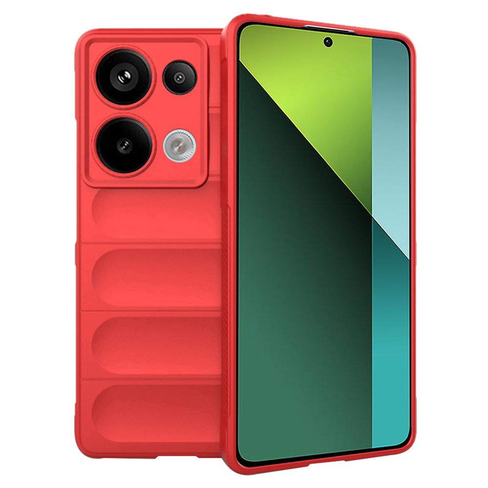 Ovitek za Xiaomi Poco X6 / Redmi Note 13 Pro 5G, Techsuit, Magic Shield, rdeč