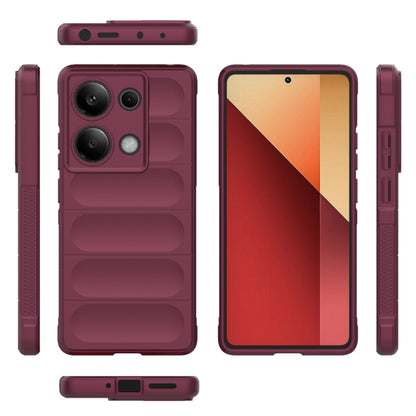 Ovitek za Xiaomi Poco X6 / Redmi Note 13 Pro 5G, Techsuit, Magic Shield, rdeč