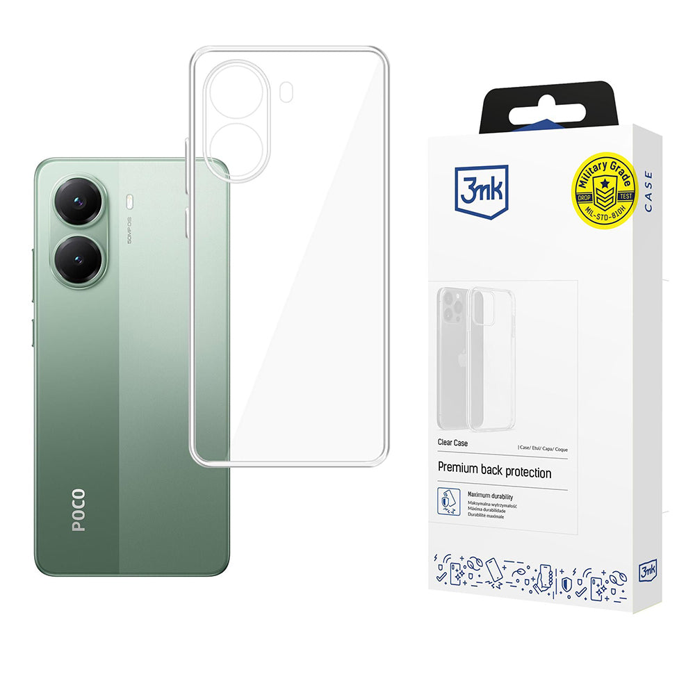Ovitek za Xiaomi Poco X7 Pro, 3MK, Jasno, Prosojno