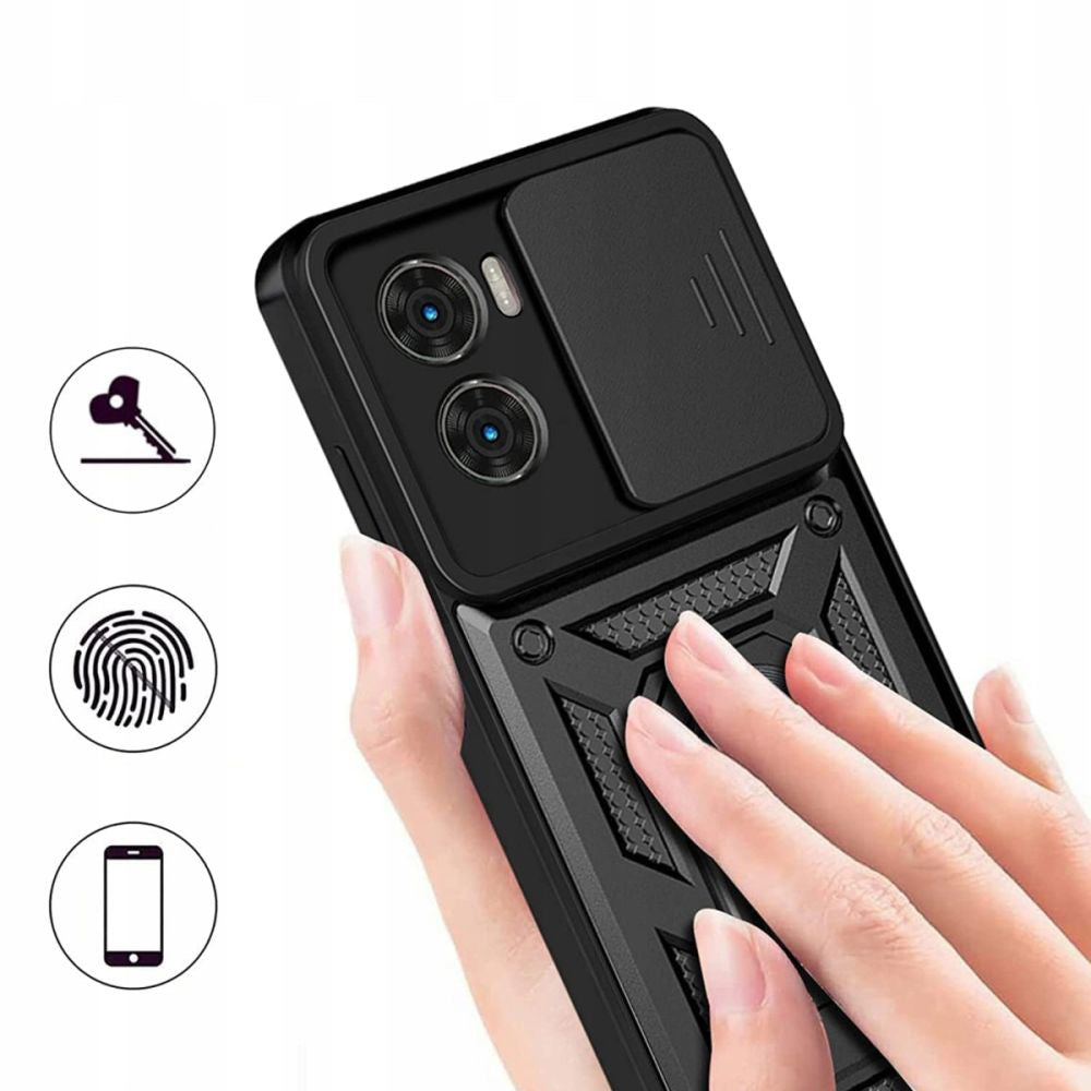 Ovitek za Xiaomi Poco X7 Pro, Techsuit, CamShield, Črn