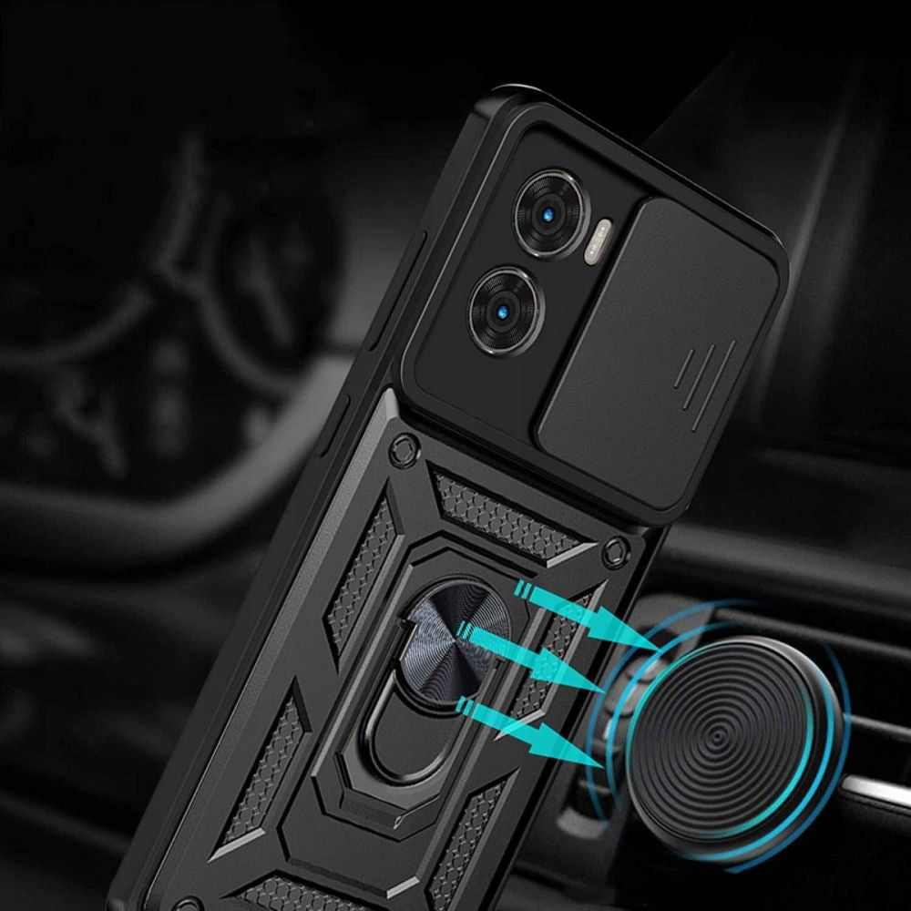 Ovitek za Xiaomi Poco X7 Pro, Techsuit, CamShield, Črn