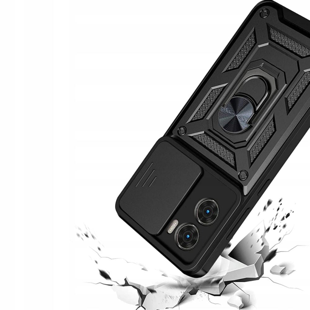 Ovitek za Xiaomi Poco X7 Pro, Techsuit, CamShield, Črn