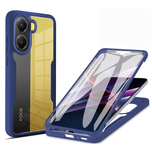 Ovitek za Xiaomi Poco X7 Pro, Techsuit, ColorVerse 360, Modra