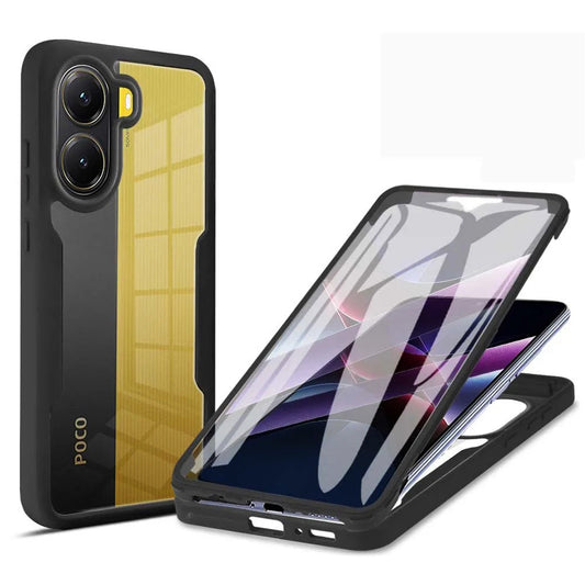 Ovitek za Xiaomi Poco X7 Pro, Techsuit, ColorVerse 360, Črn