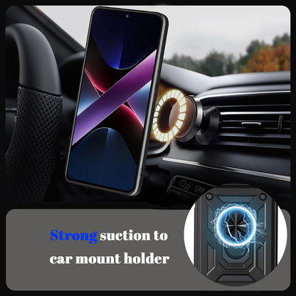 Ovitek za Xiaomi Poco X8 Pro Max, Techsuit, CamShield, Zlata