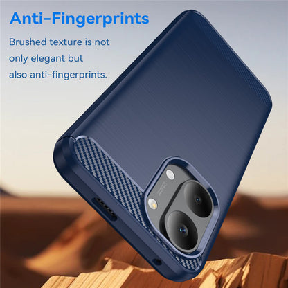 Ovitek za Xiaomi Poco X8 Pro Max, Techsuit, Karbon, Modra