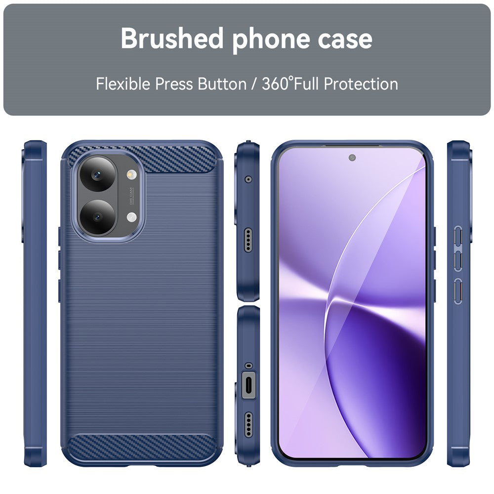 Ovitek za Xiaomi Poco X8 Pro Max, Techsuit, Karbon, Modra