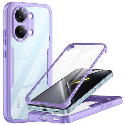 Ovitek za Xiaomi Poco X8 Pro Max, Techsuit, ColorVerse 360, Vijoličen