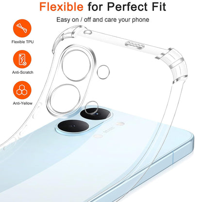 Ovitek za Xiaomi Poco X8 Pro Max, Techsuit, Shockproof Clear, Prozoren