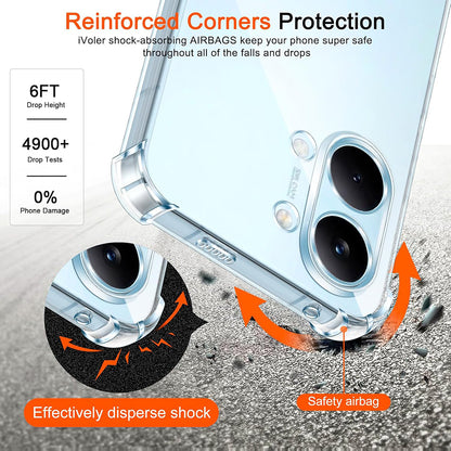 Ovitek za Xiaomi Poco X8 Pro Max, Techsuit, Shockproof Clear, Prozoren