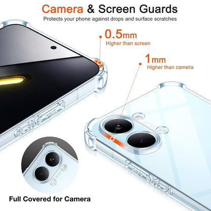 Ovitek za Xiaomi Poco X8 Pro Max, Techsuit, Shockproof Clear, Prozoren