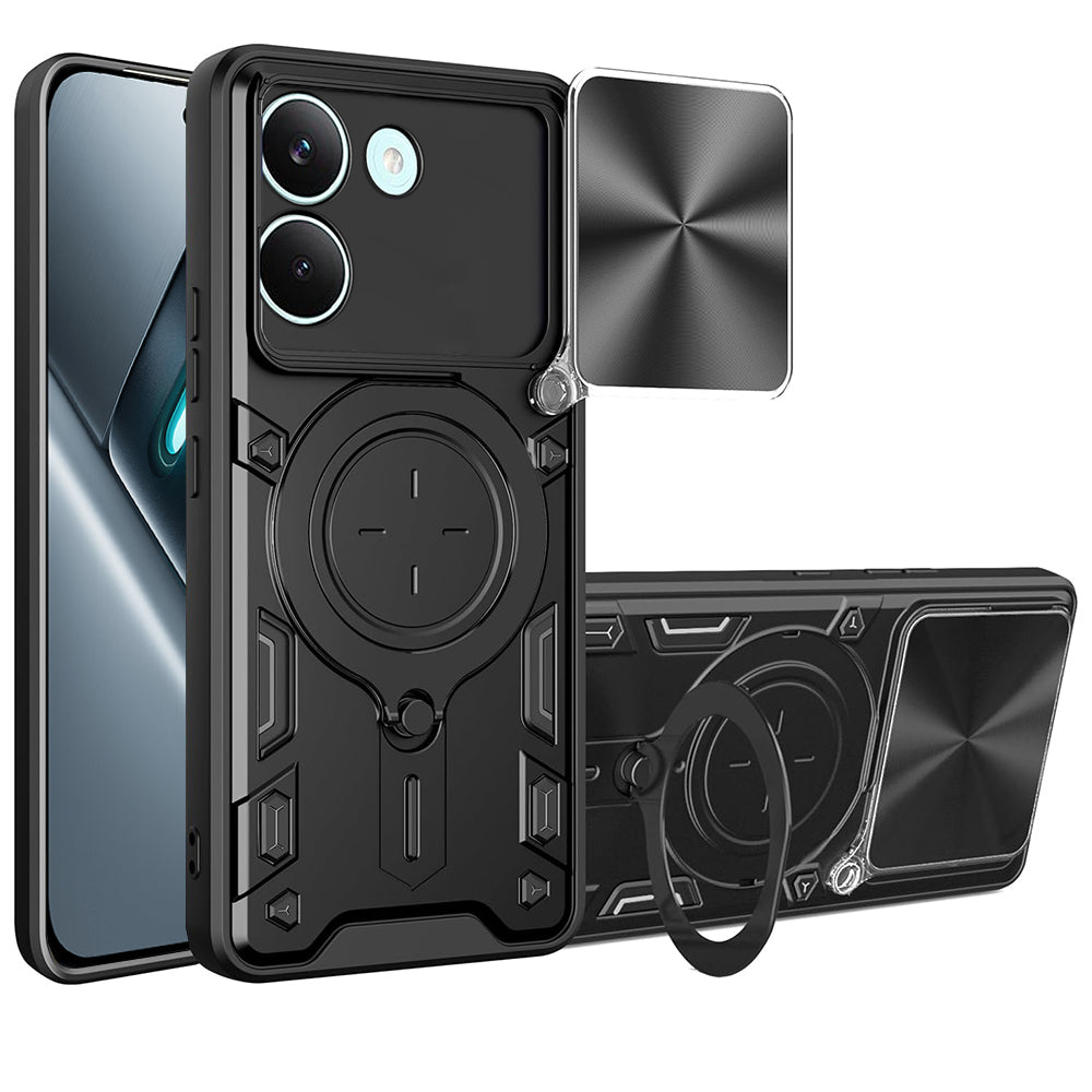 Ovitek za Xiaomi Poco X8 Pro, Techsuit, CamGuard Pro, Črn