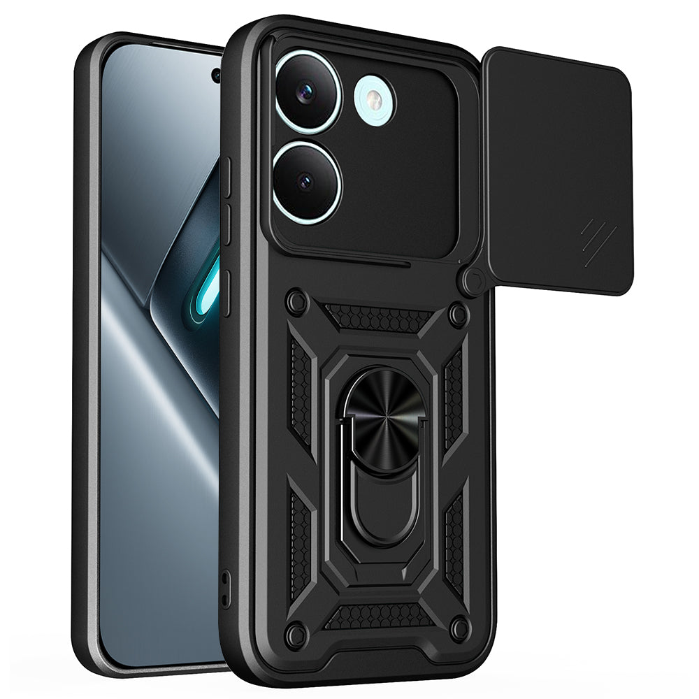 Ovitek za Xiaomi Poco X8 Pro, Techsuit, CamShield, Črn