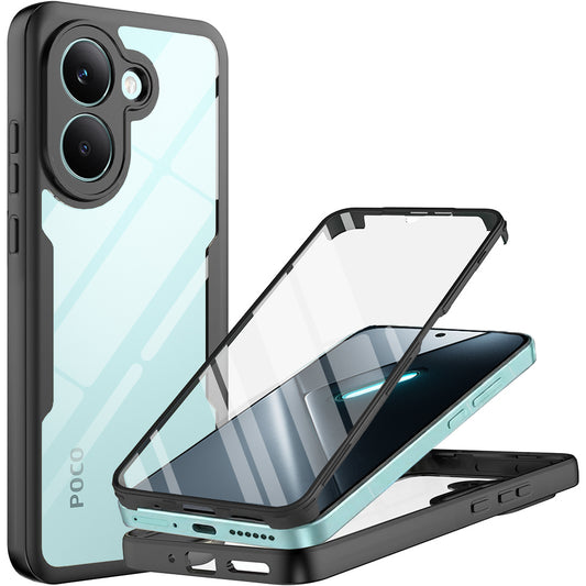 Ovitek za Xiaomi Poco X8 Pro, Techsuit, ColorVerse 360, Črn