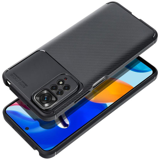 Ovitek za Xiaomi Poco C65 / Redmi 13C, OEM, Carbon Premium, Črn