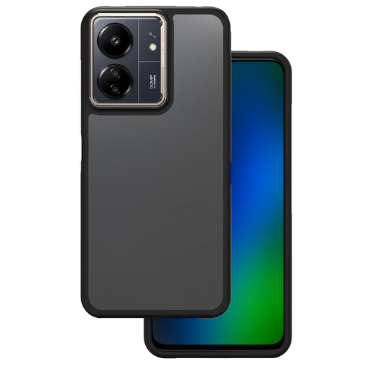 Ovitek za Xiaomi Poco M6 / Redmi 13C 5G, OEM, Crystal Black, Siva