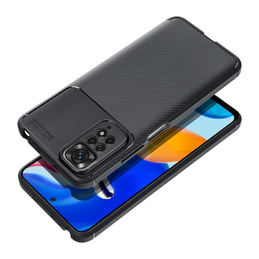 Ovitek za Xiaomi Redmi Note 13 5G, OEM, Carbon Premium, Črn